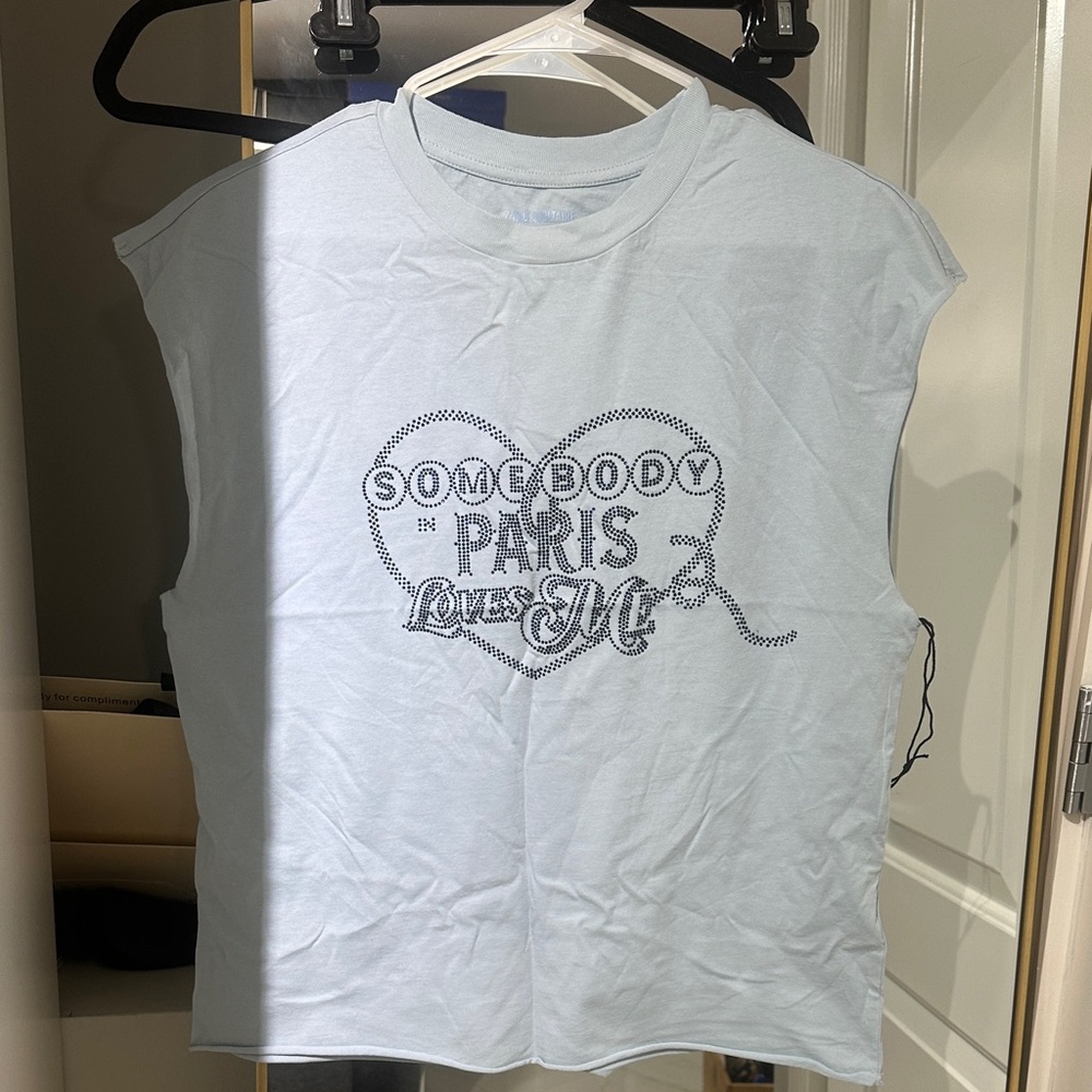 Zadig & Voltaire Light Gray Tee